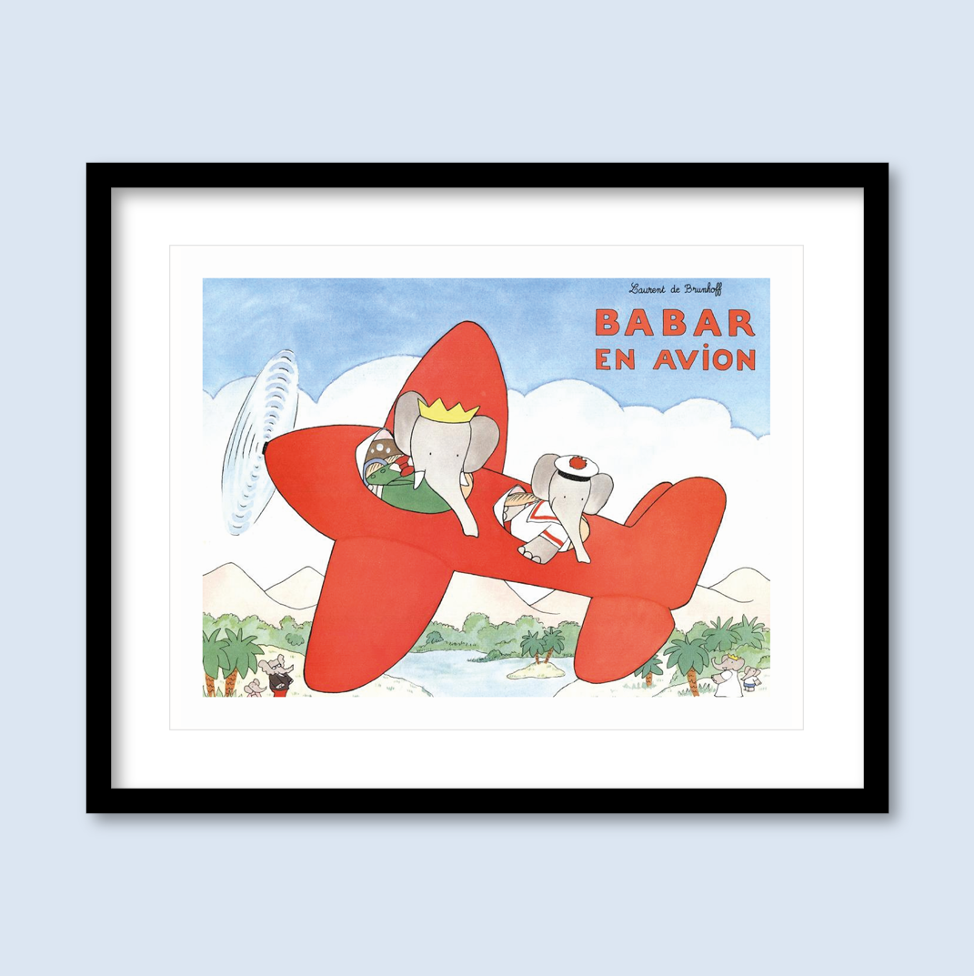 Babar en avion