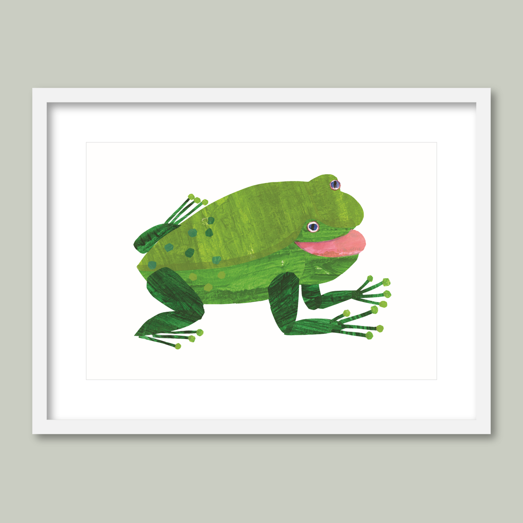 brown bear brown bear what do you see green frog