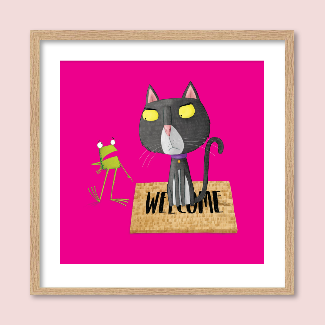 Happy brilliant cat mat sale